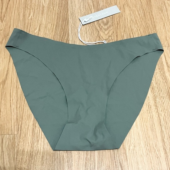 NWT Everlane Womens The Invisible High Rise Hipster Underwear Green Medium - Picture 5 of 11